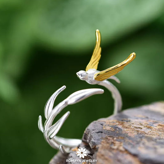 Flying Swallow Ring