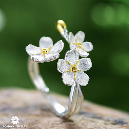 Forget Me Not Flower Ring