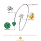 Lotus Flower Bangle