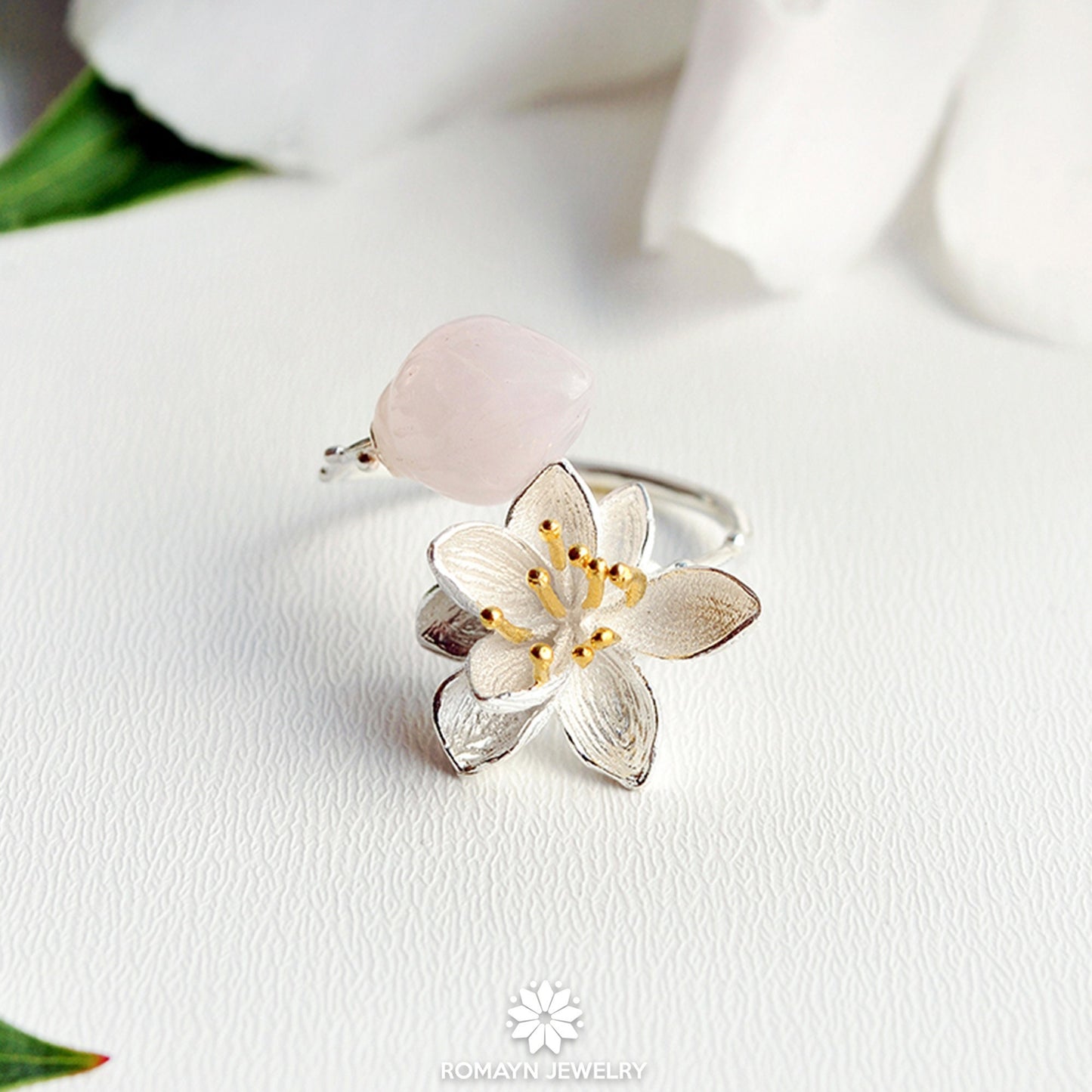 Lotus Flower Ring