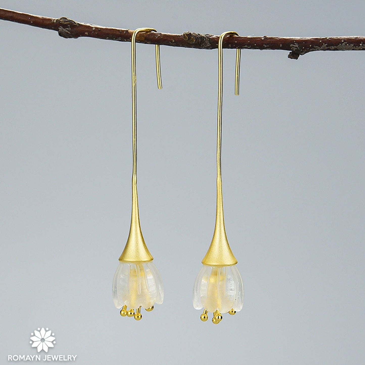 Lily Of the Valley Flower Earrings