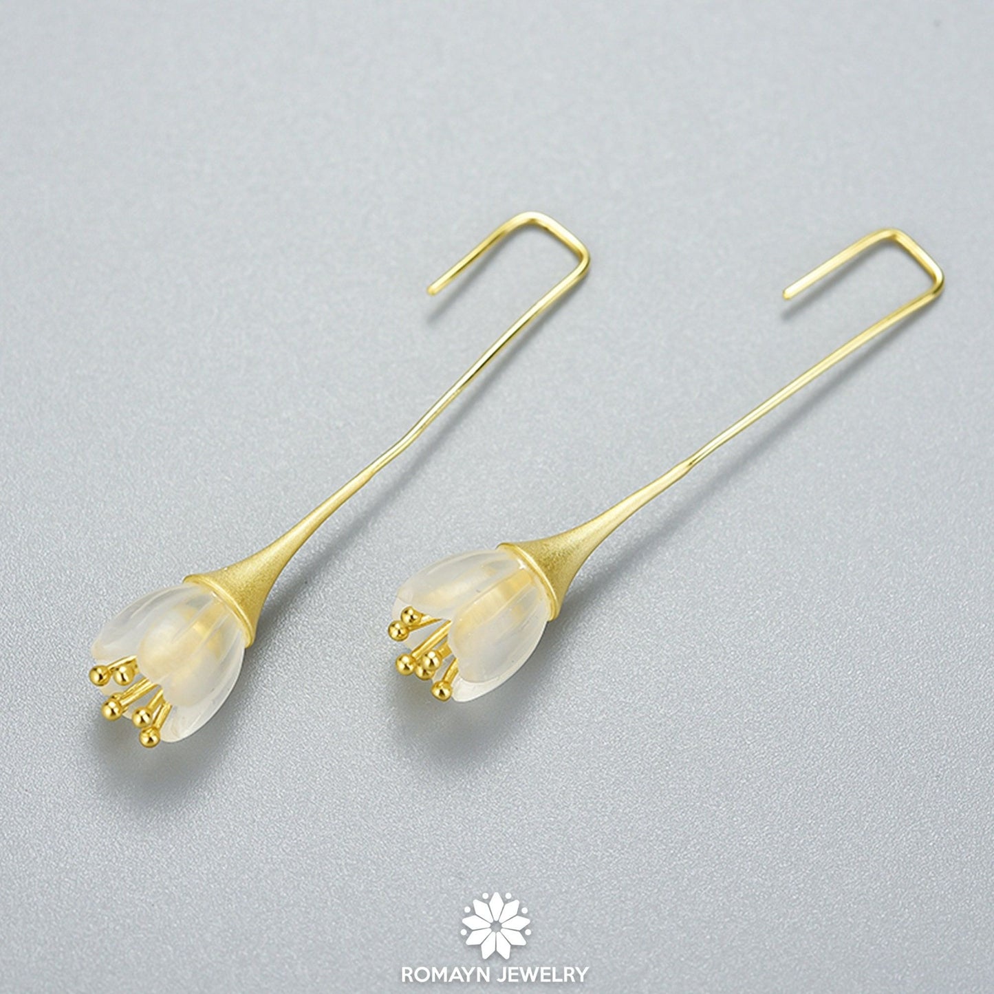 Lily Of the Valley Flower Earrings