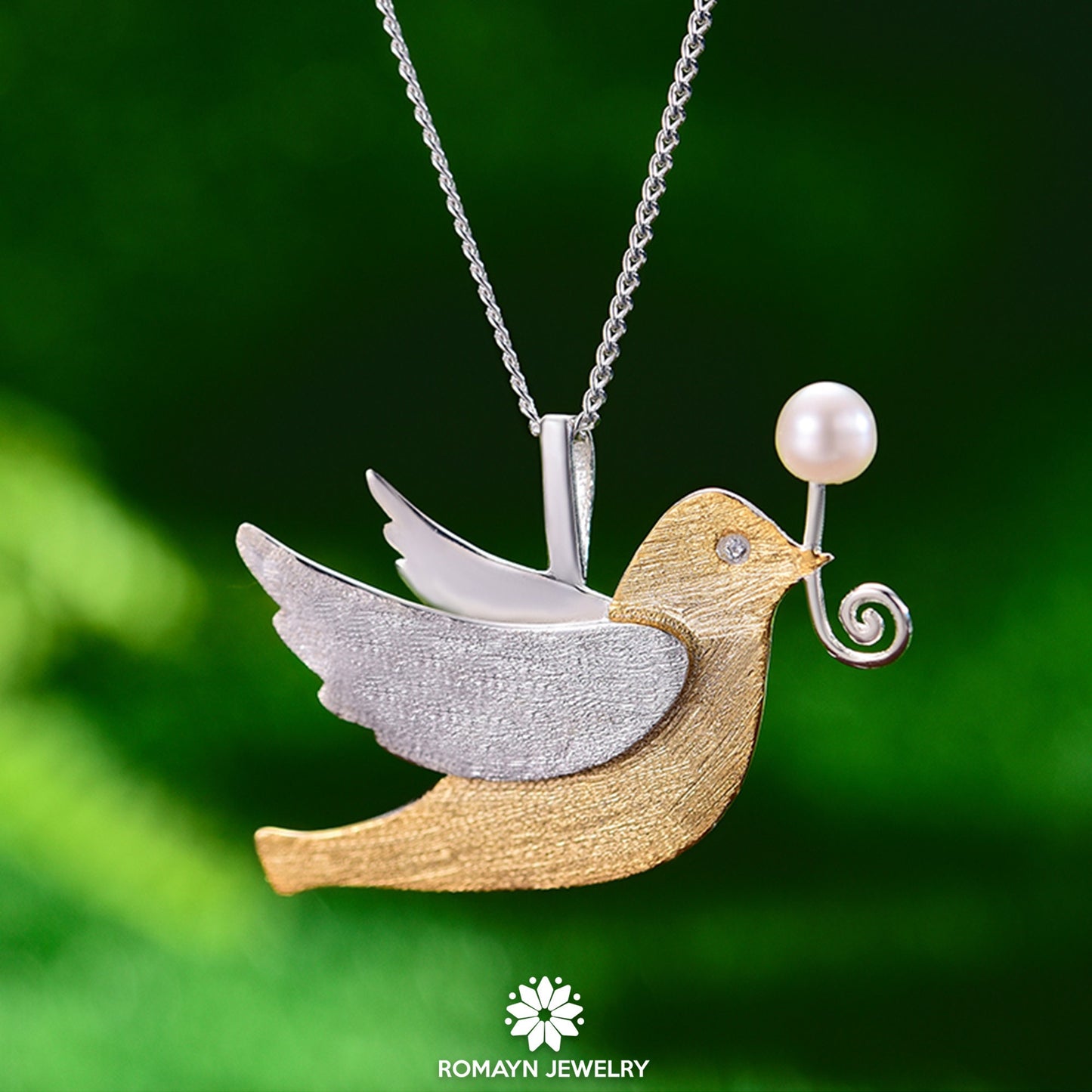 Flying Pigeon Necklace