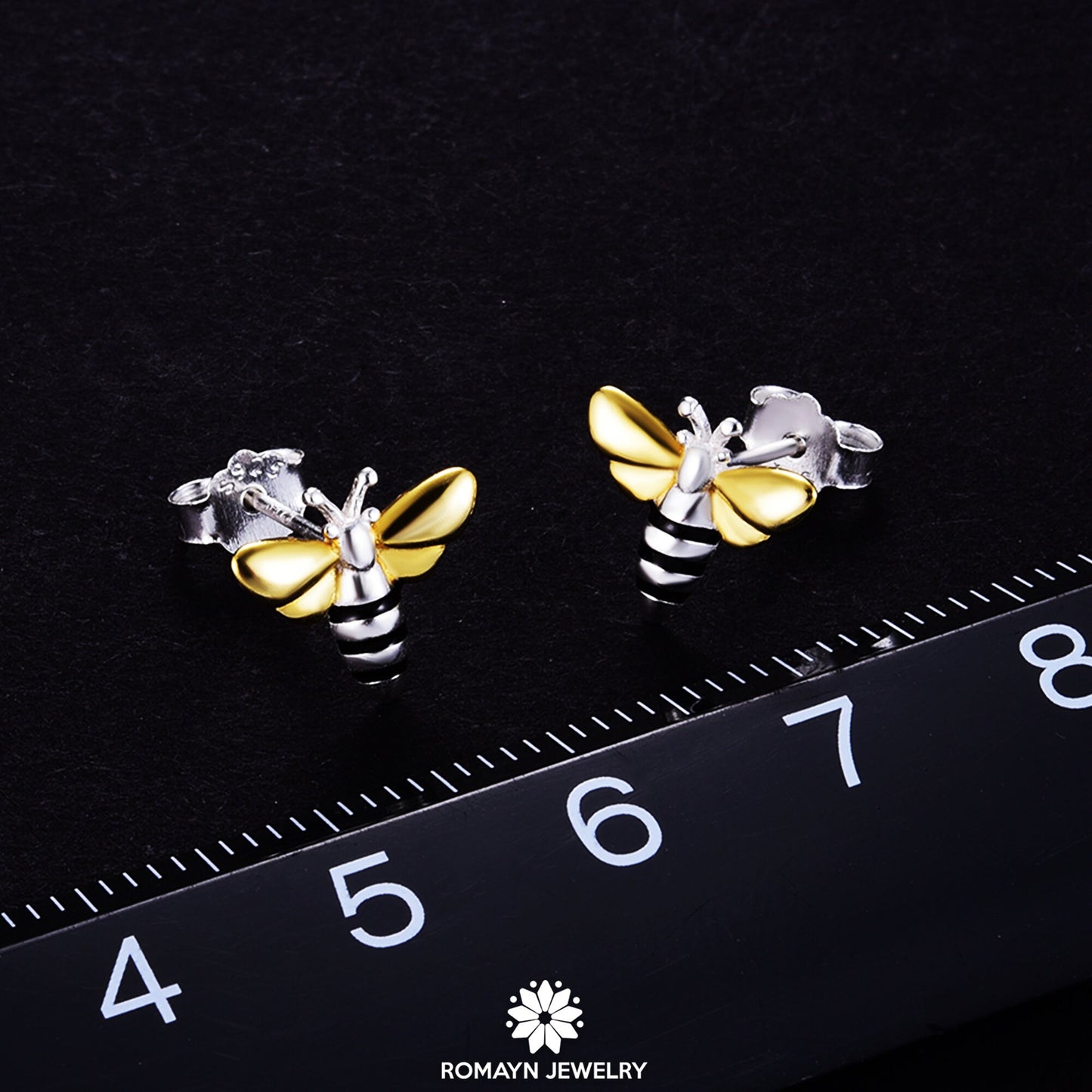 Mini Bee Earrings