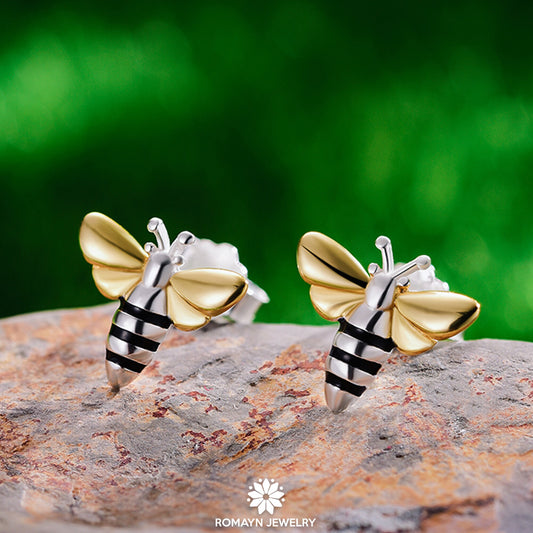 Mini Bee Earrings