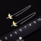 Mini Bee Threader Earrings