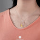 Dog and Moving Bone Necklace