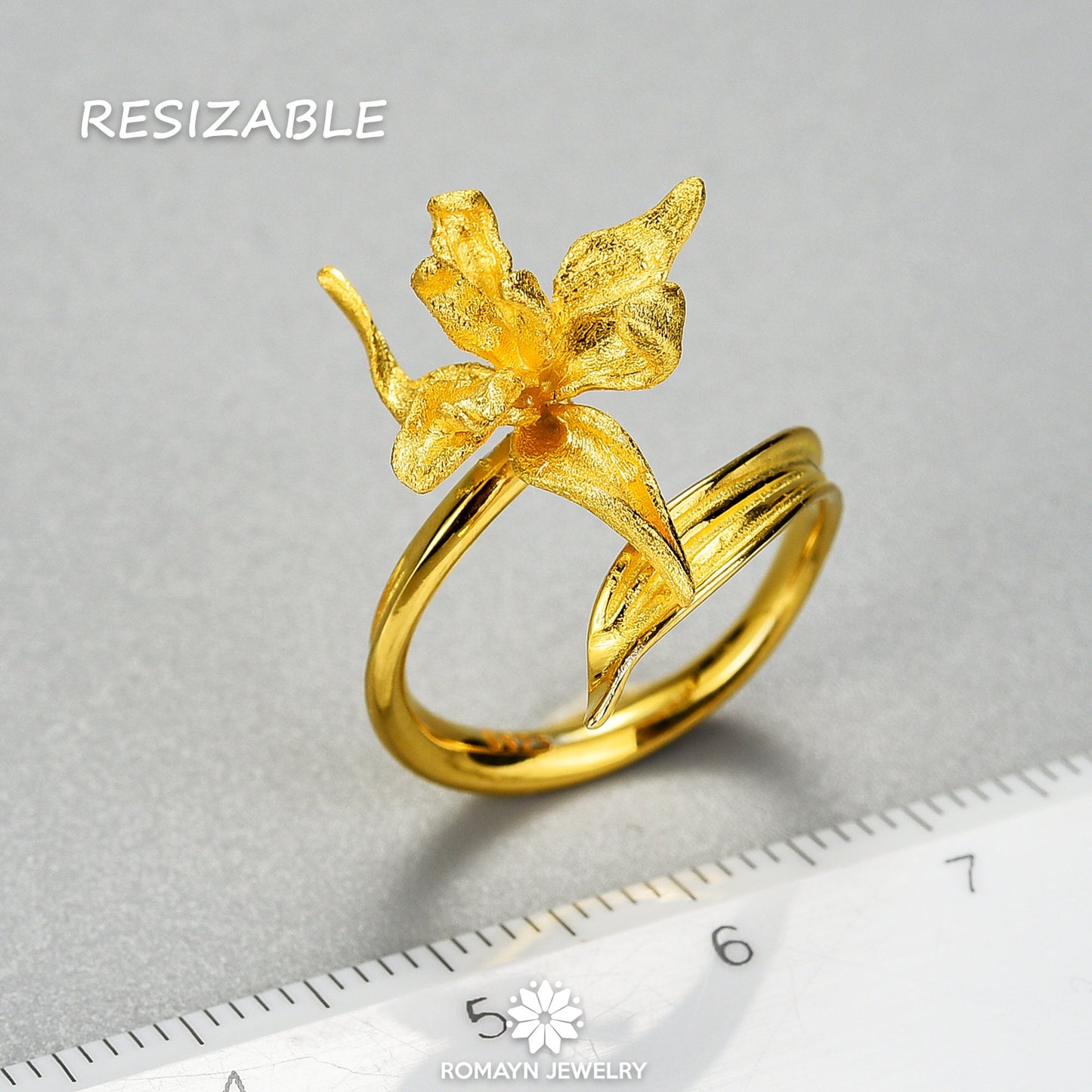 Iris Flower Ring