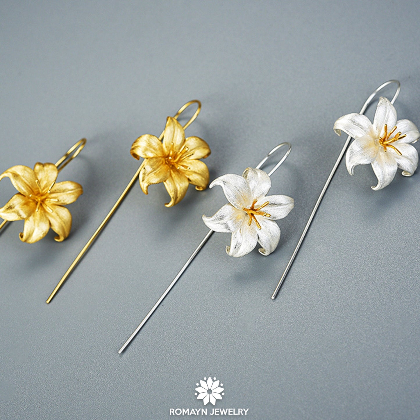 Lily Flower Earrings