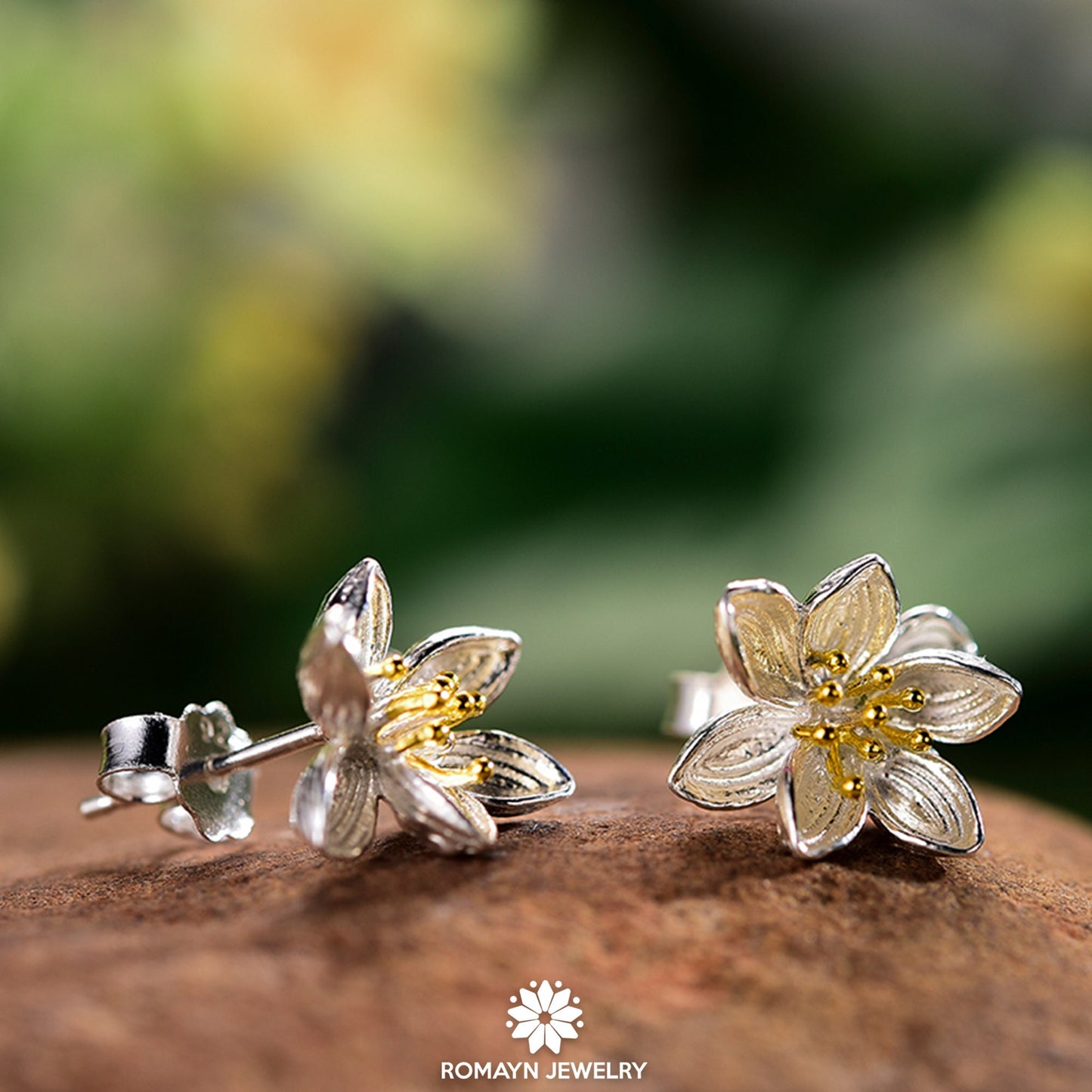 Lotus Flower Earrings