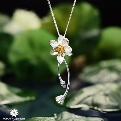 Lotus Flower Necklace