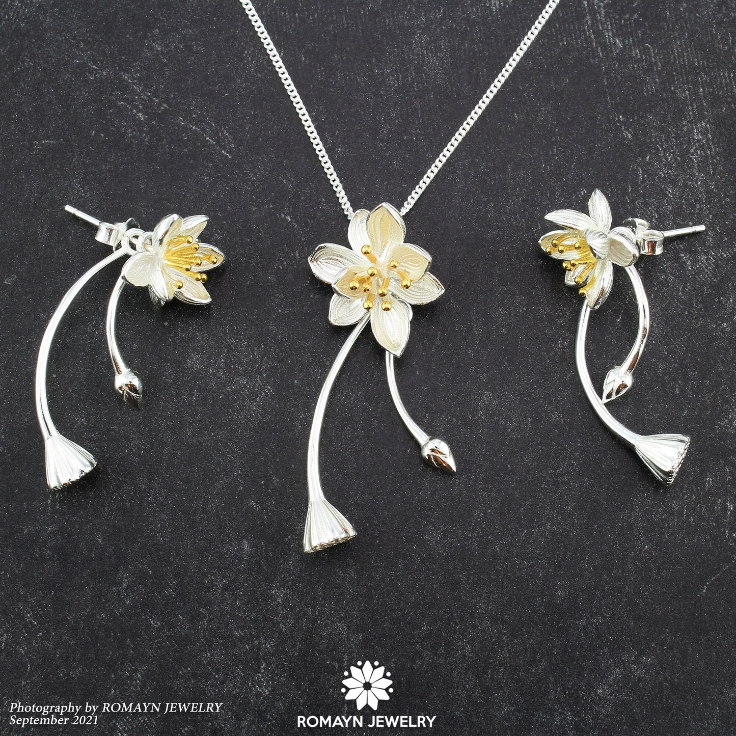 Lotus Flower Necklace