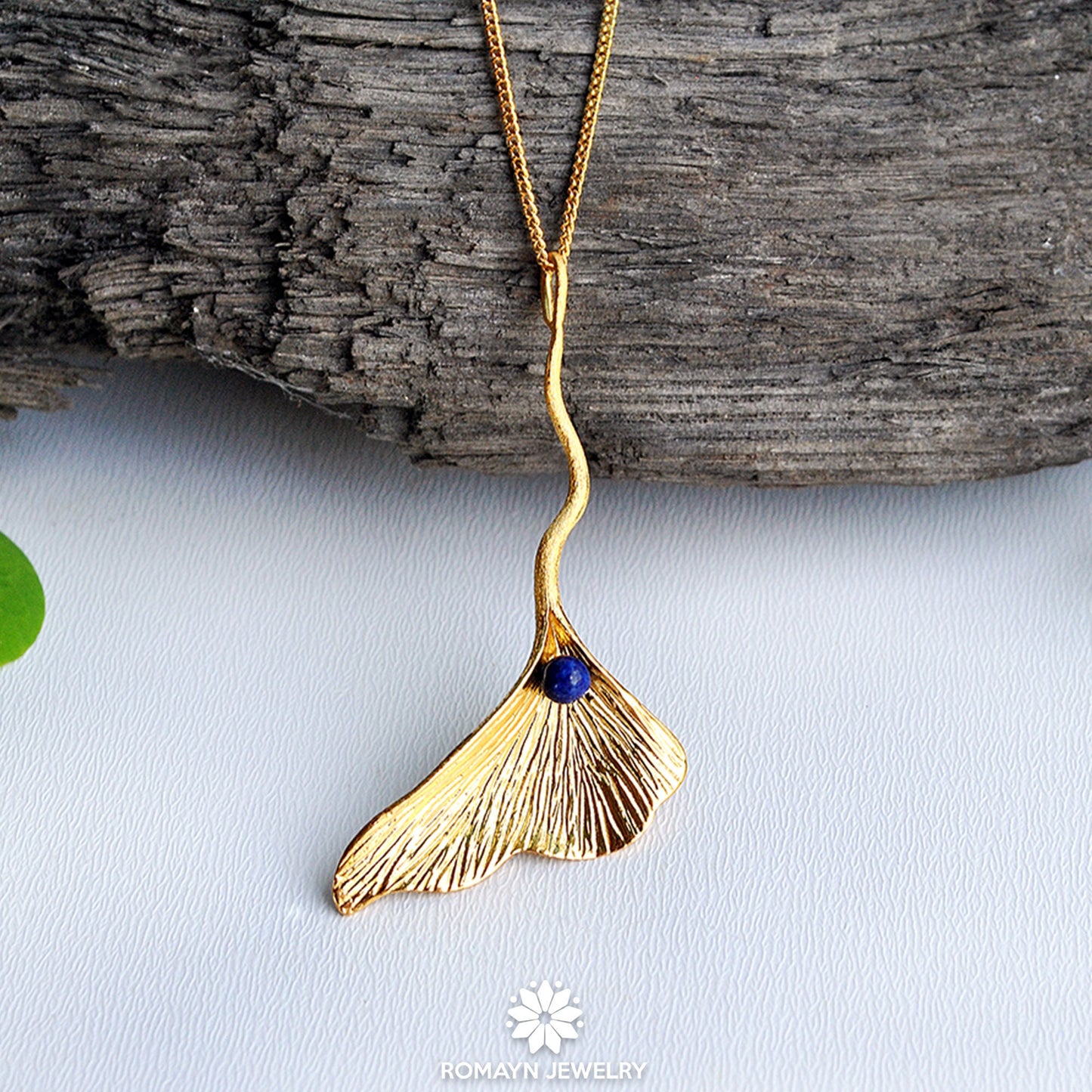 Ginkgo Leaf Necklace