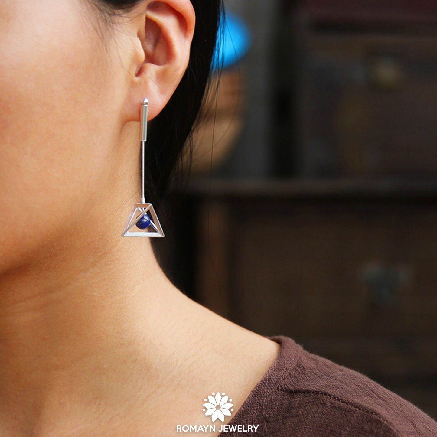 Lamps Lapis Lazuli Earrings