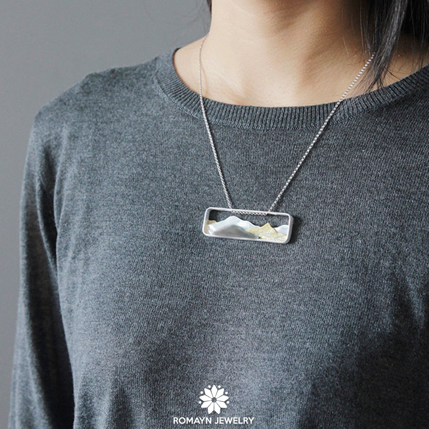 Multipeaked Mountain Necklace