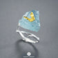 Butterfly on Aquamarine Ring