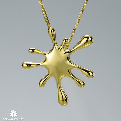 Splashing Metals Necklace