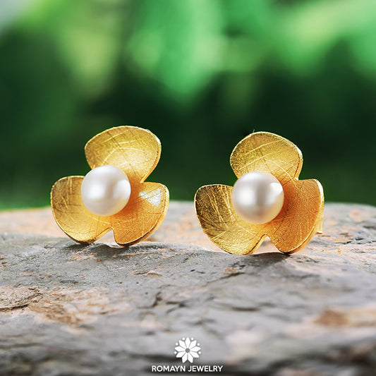 Pearl Clover Earrings