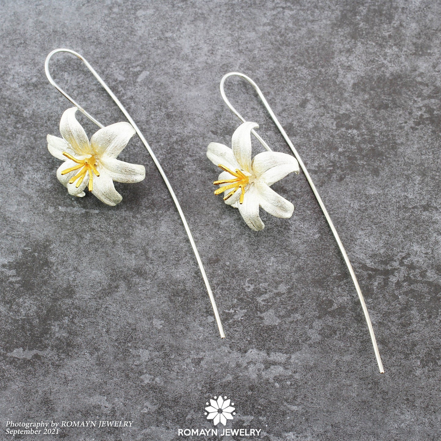 Lily Flower Earrings