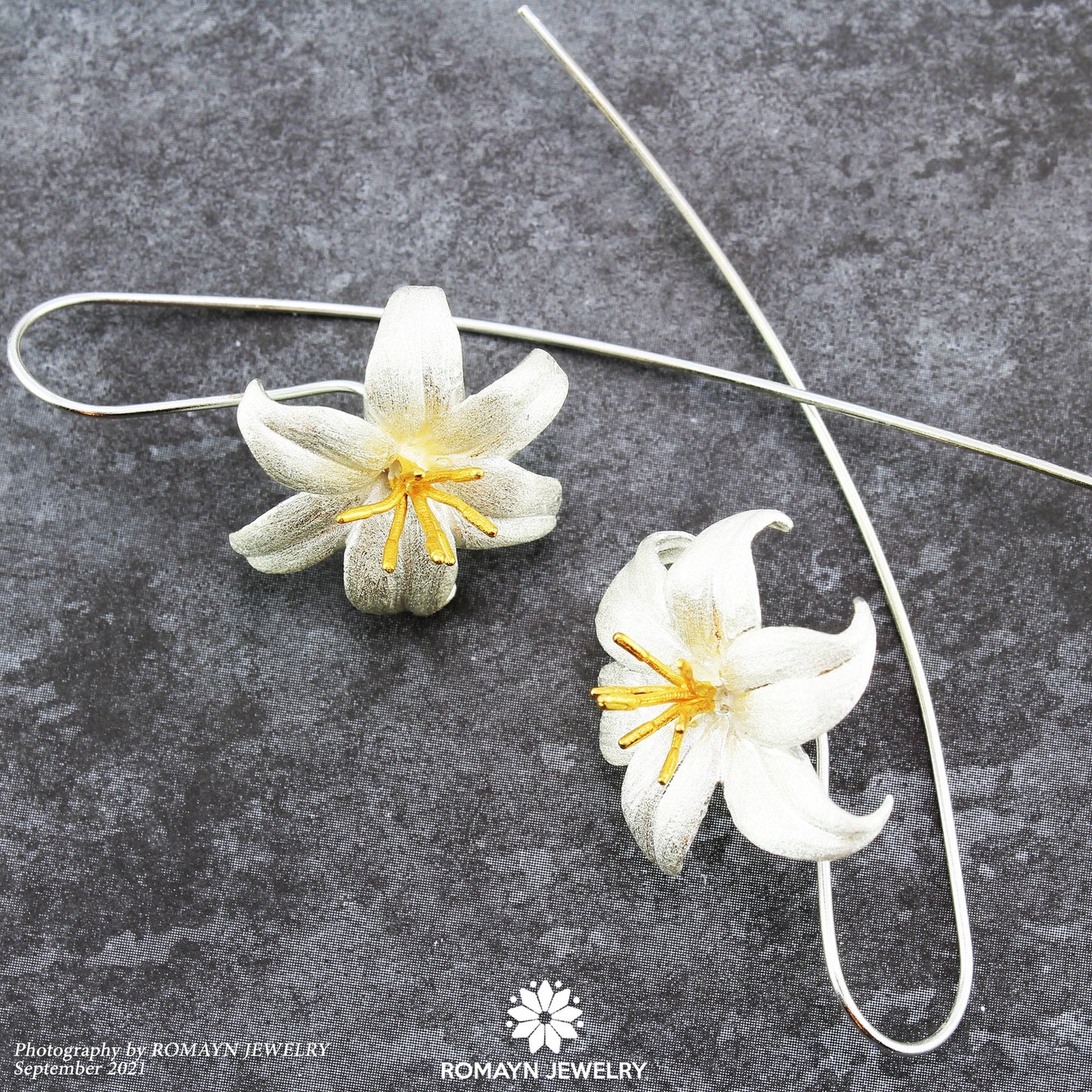 Lily Flower Earrings