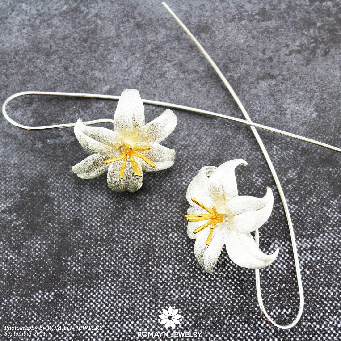 Lily Flower Earrings
