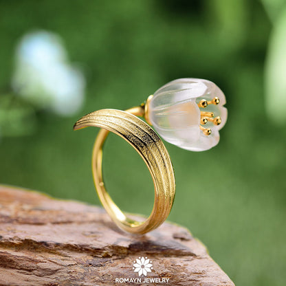 Lily of The Valley Flower Ring