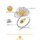 Poppy Flower Ring