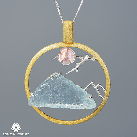 Blossom and Mountain Necklace