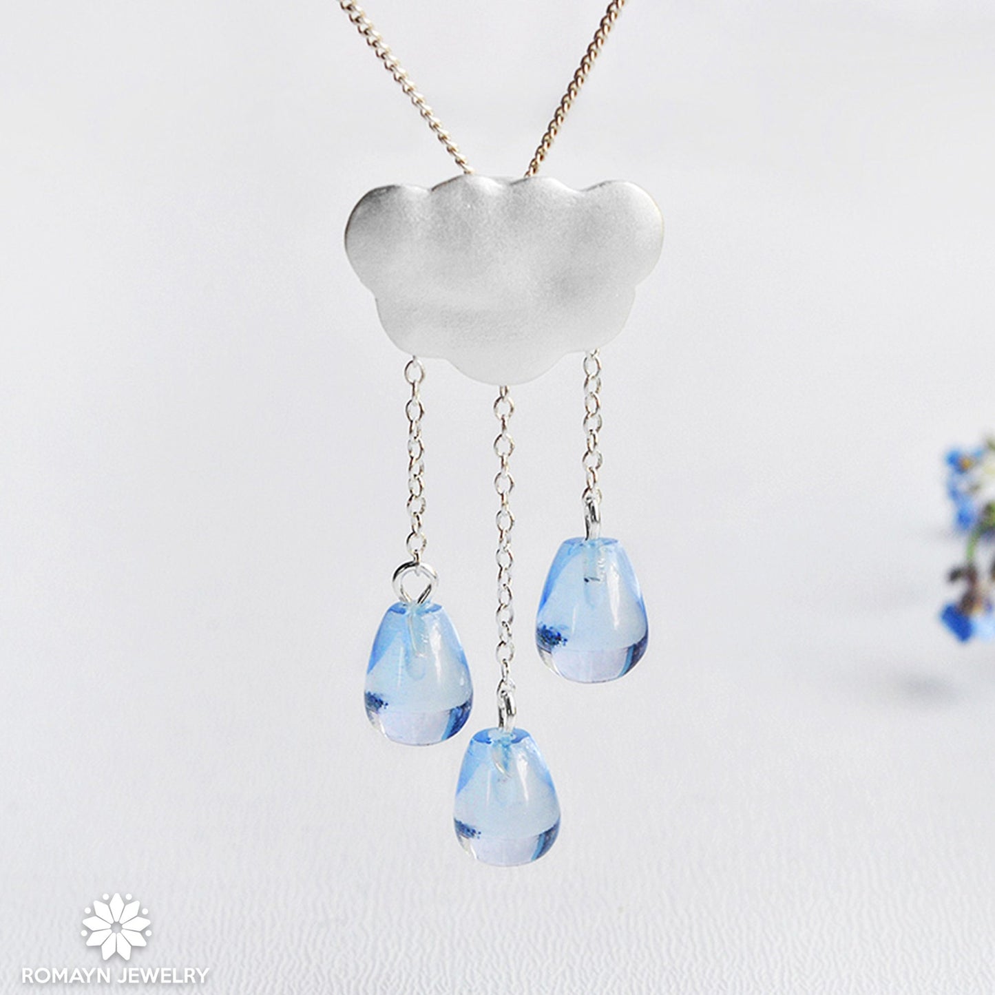 Rainy Cloud Necklace