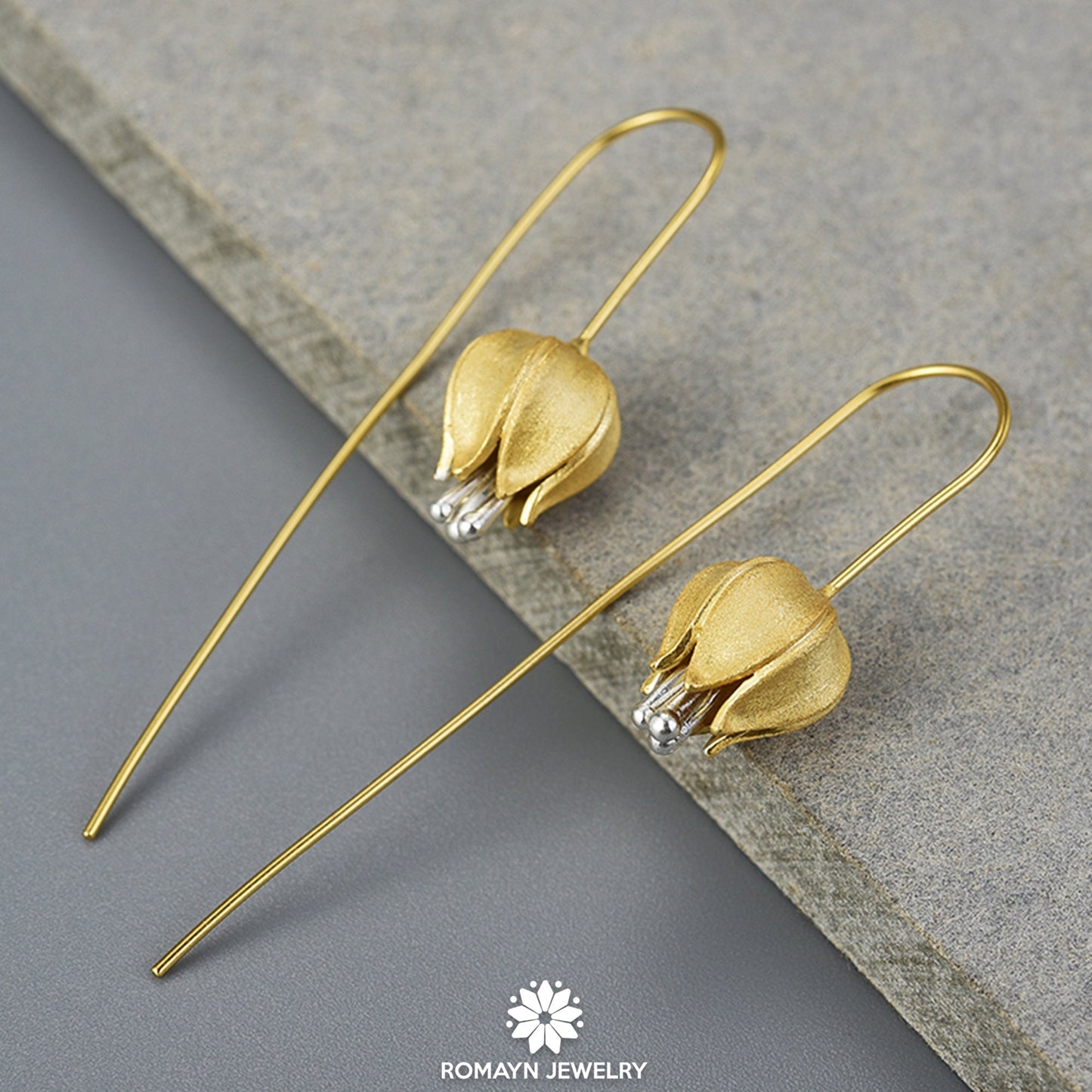 Tulip Flower Earrings