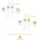 Tulip Flower Earrings