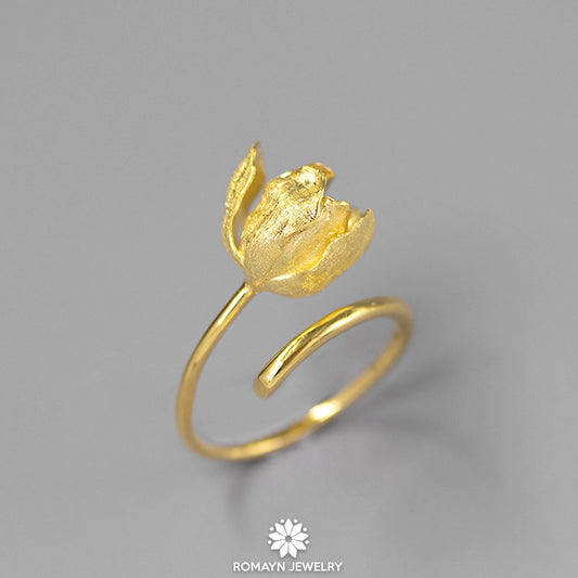 Tulip Flower Ring