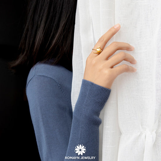 Tulip Flower Ring