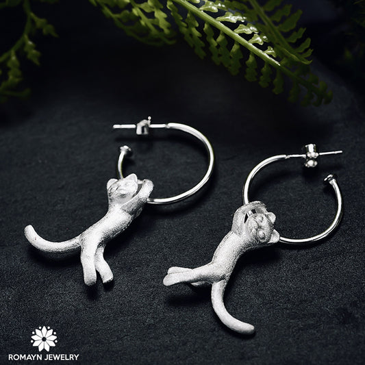 Cat Dainty Earrings