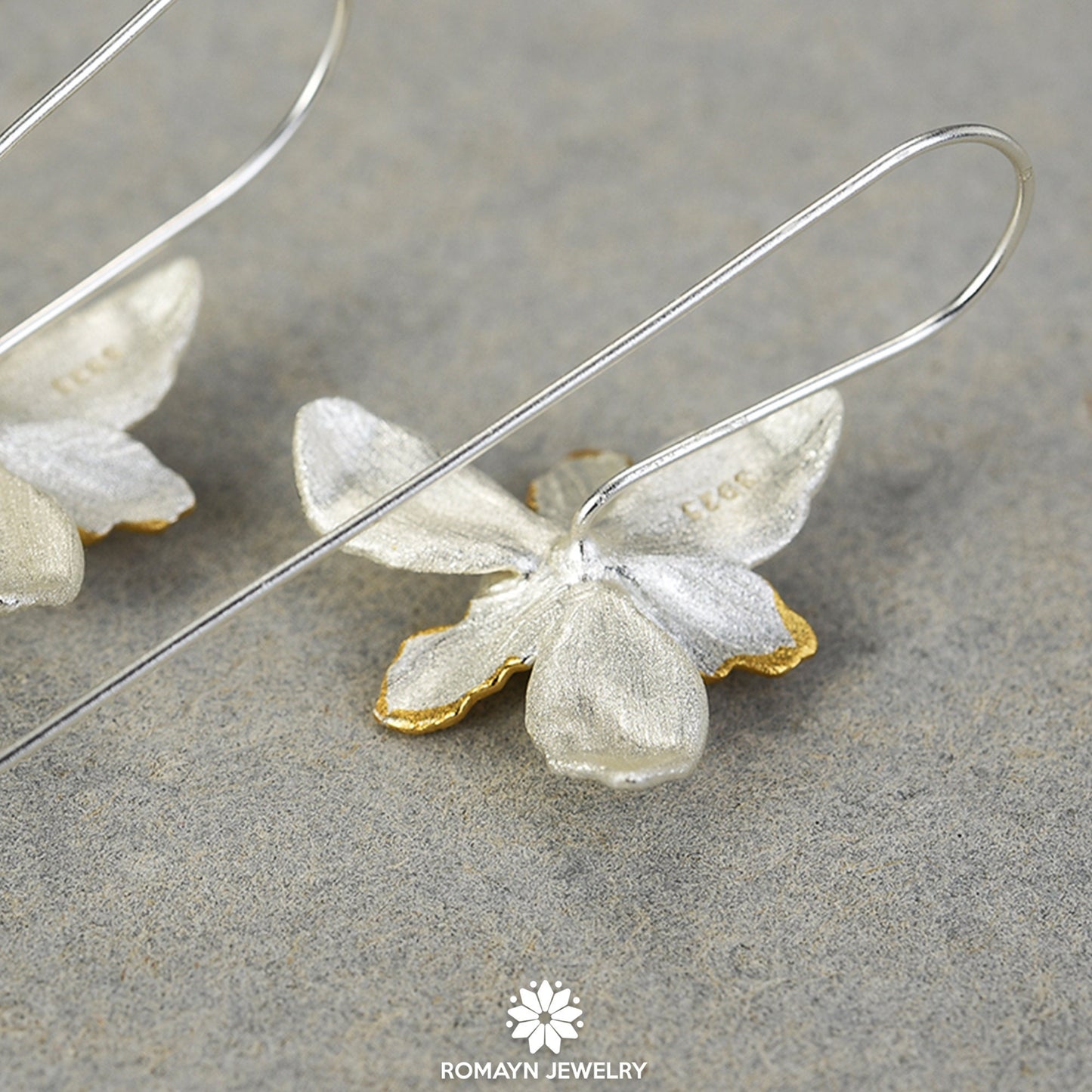 Iris Flower Earrings