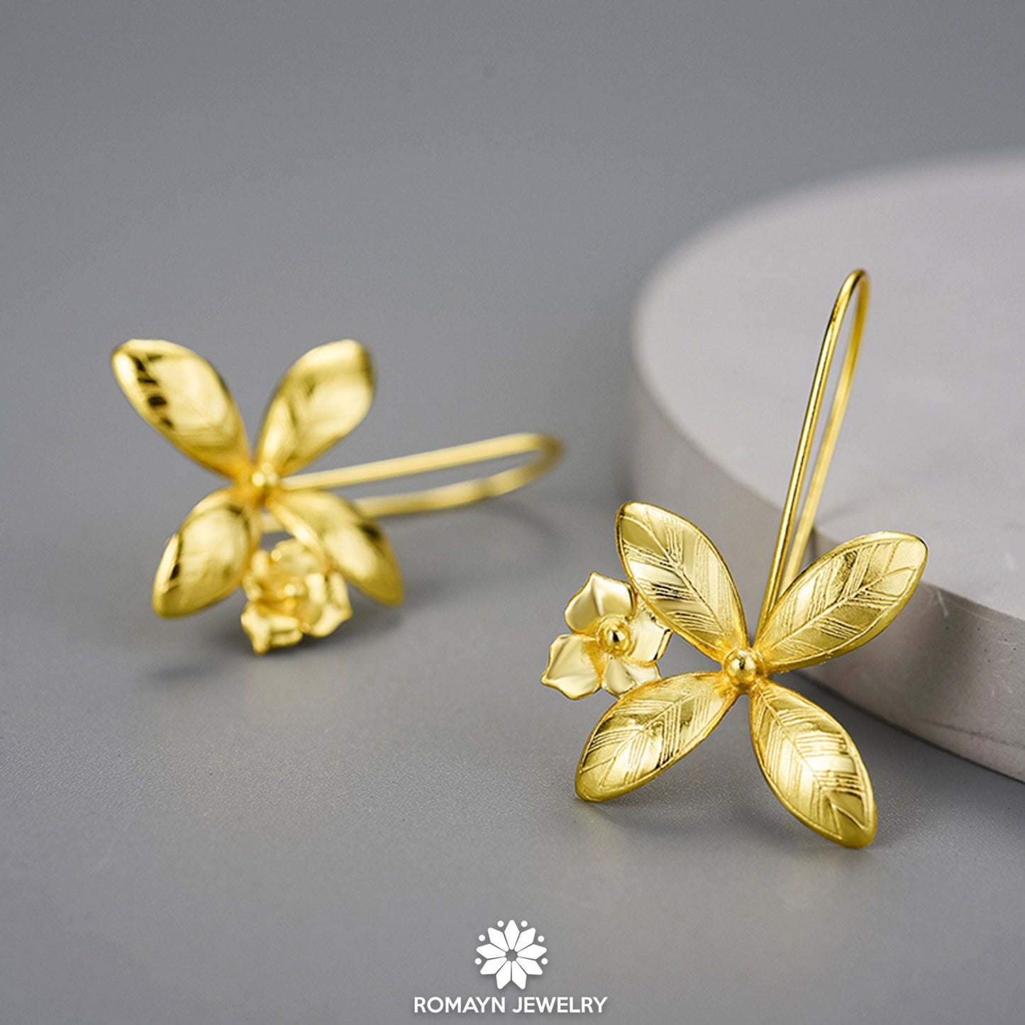 Four Petals Flowers Earrings