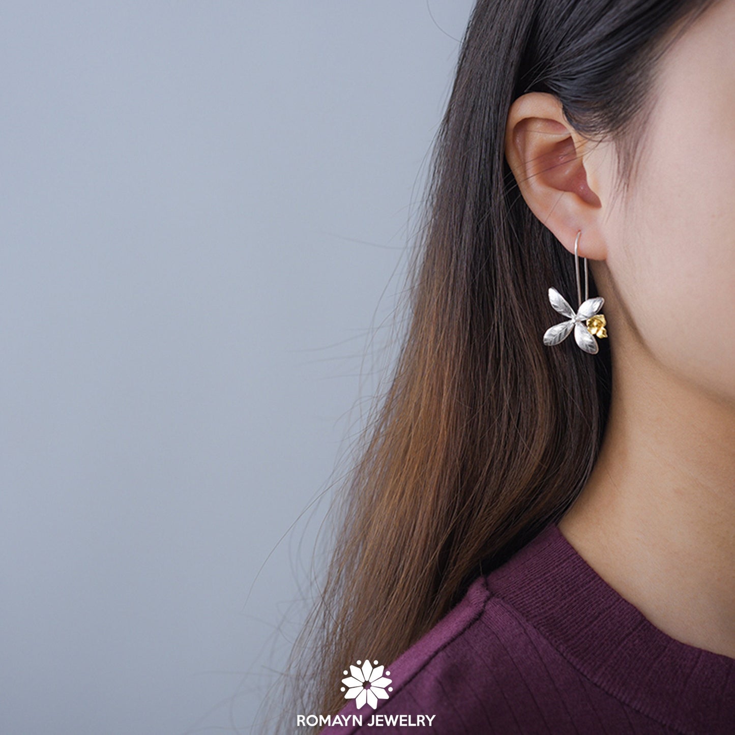 Four Petals Flowers Earrings