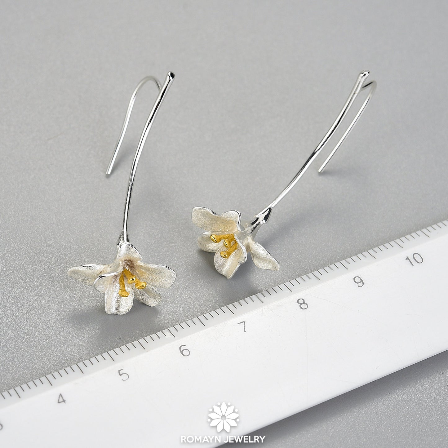 Freesia Flower Earrings