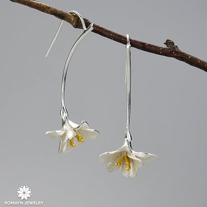 Freesia Flower Earrings