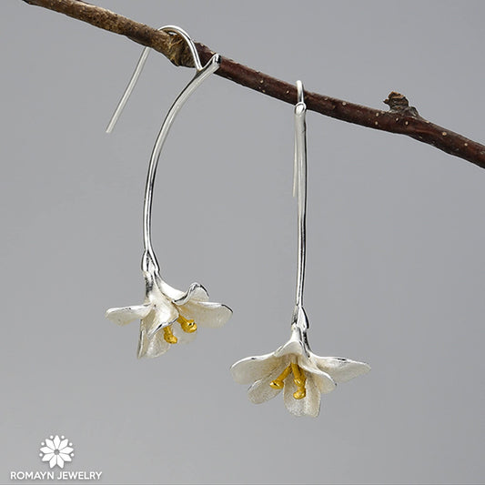 Freesia Flower Earrings