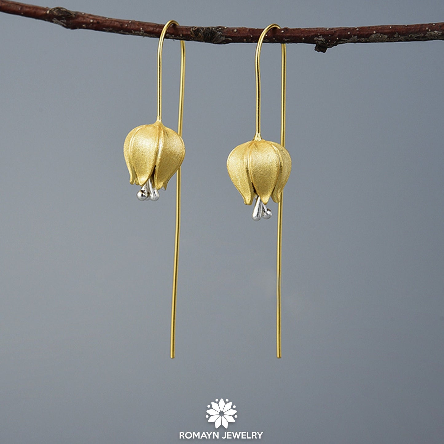 Tulip Flower Earrings