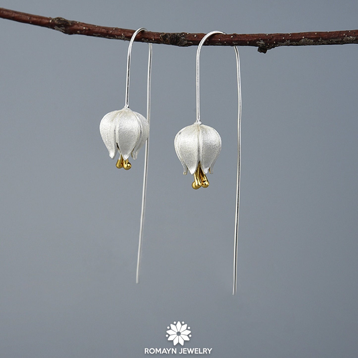 Tulip Flower Earrings