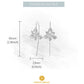 Iris Flower Earrings