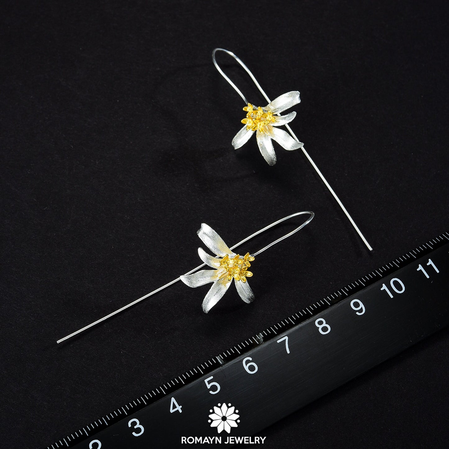 Osmanthus Fragrance Flower Earrings