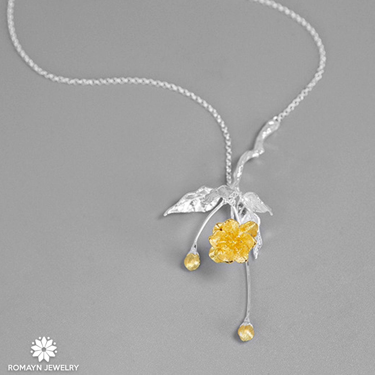 Begonia Flower Necklace