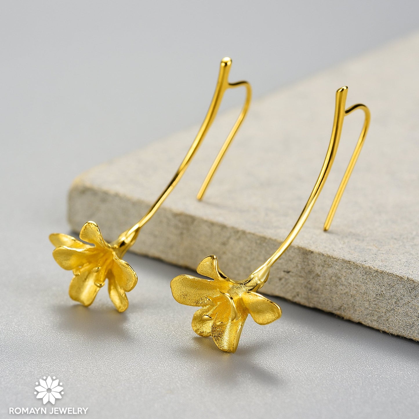 Freesia Flower Earrings