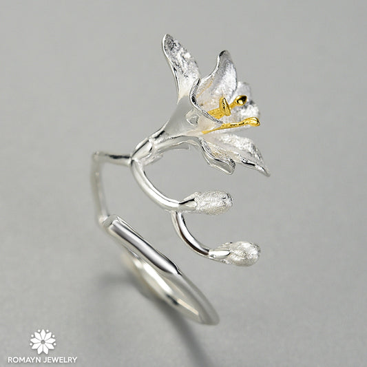 Freesia Flower Ring