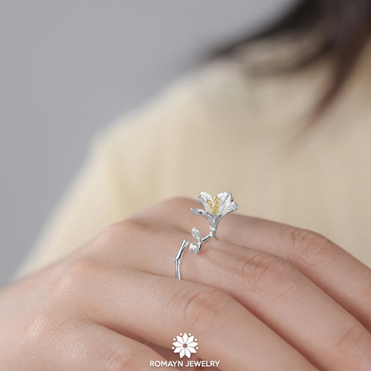 Freesia Flower Ring