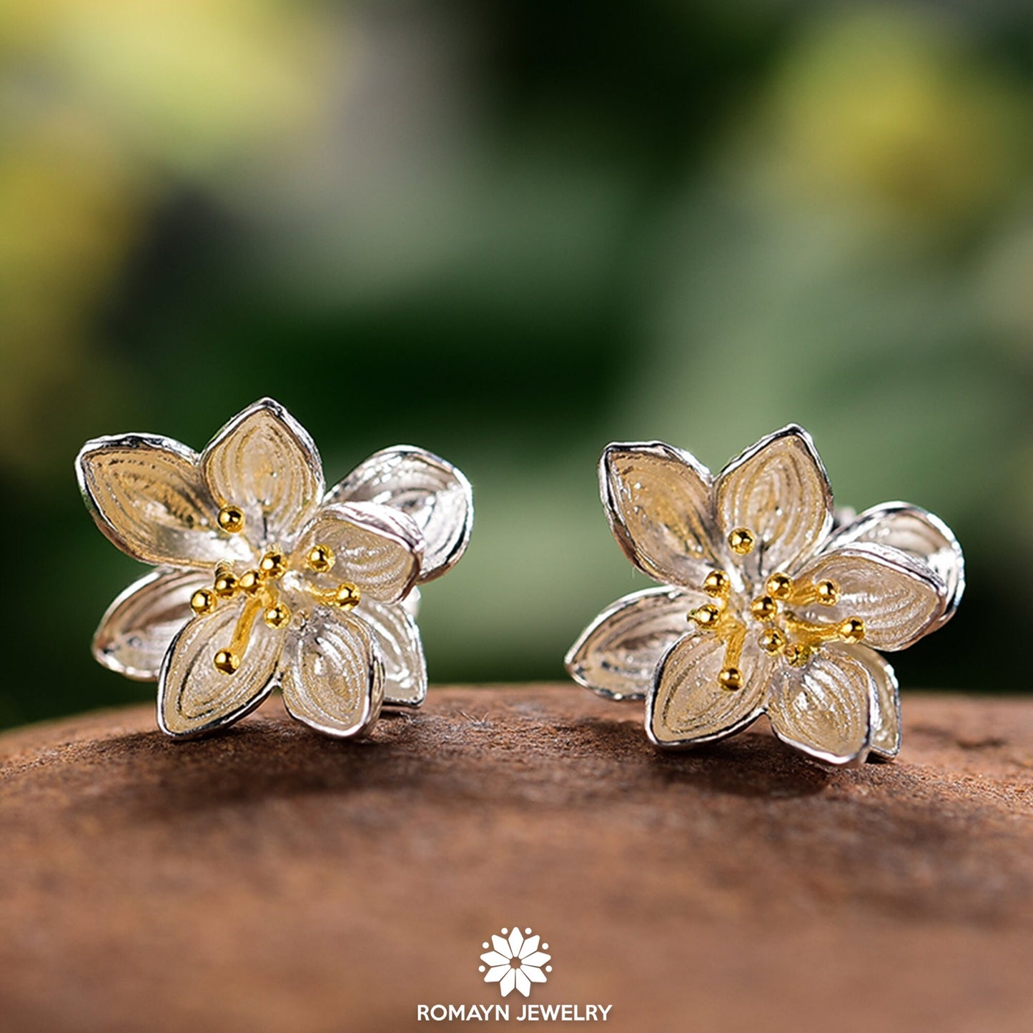 Lotus Flower Earrings