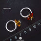 Butterfly on Gemstone Ring